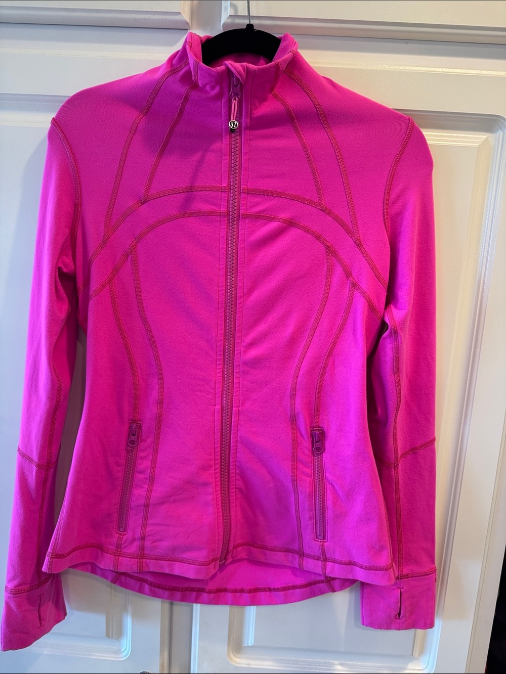 lululemon athletica Bright Pink Full-Zip Utility Jacket